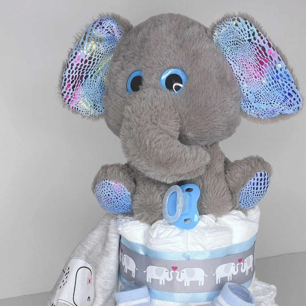 Elephant Diaper Cake